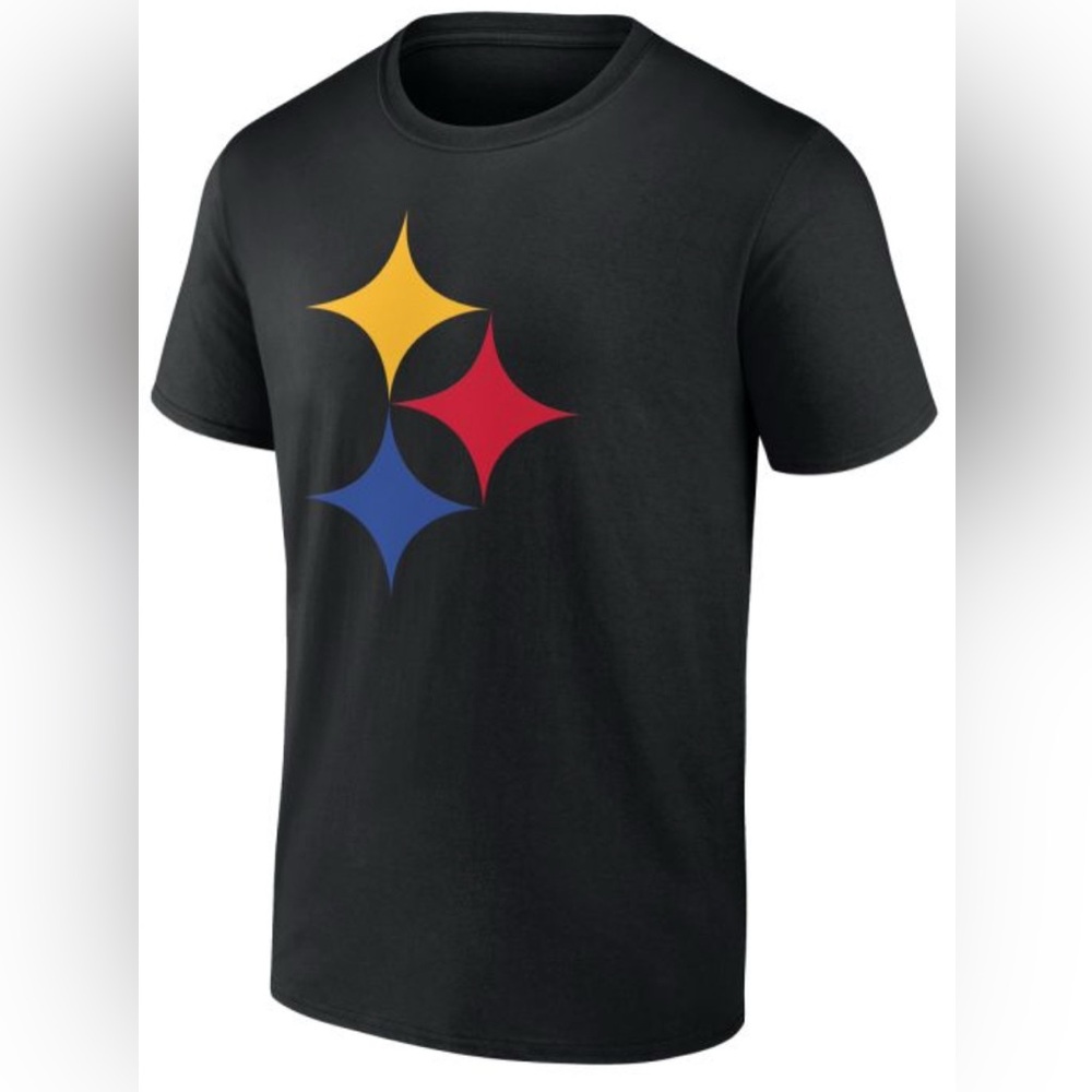 NWT [NFL] Pittsburgh Steelers NFL Short-Sleeved Black T-Shirt Youth L (14/16) - Picture 2 of 9